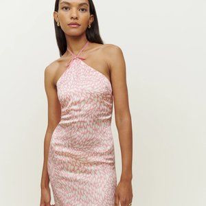 Reformation Poppie Silk Dress